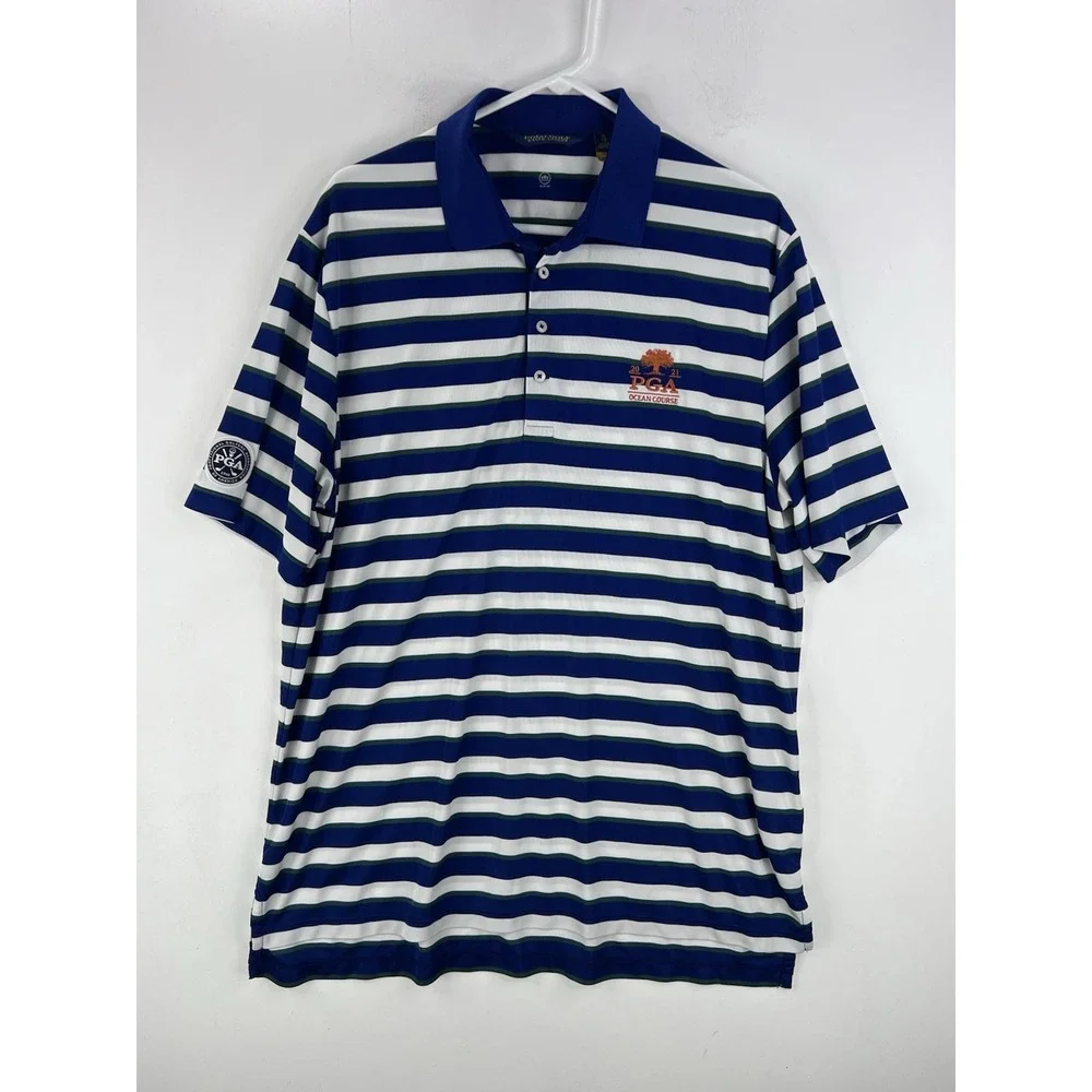 Polo Ralph Lauren 2021 PGA Ocean Course Performance Golf‎ Shirt Sz Men XL